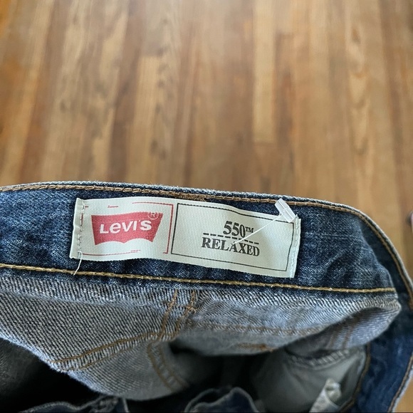 Levi's 550 Jeans Youth Size 12 Husky Relaxed Straight Fit 100%Cotton - Picture 6 of 8